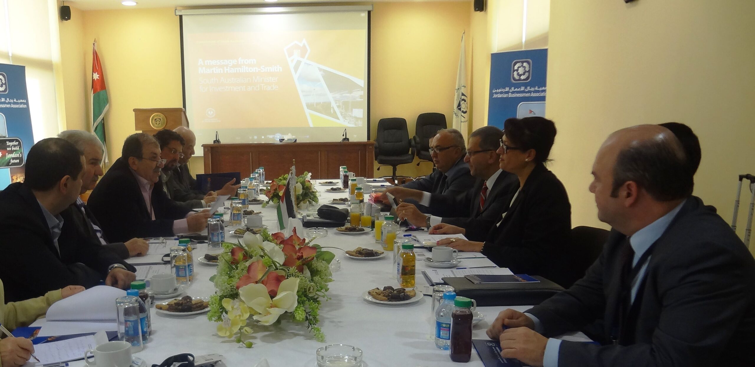 JBA received the delegation  representing Business Connect of Australia