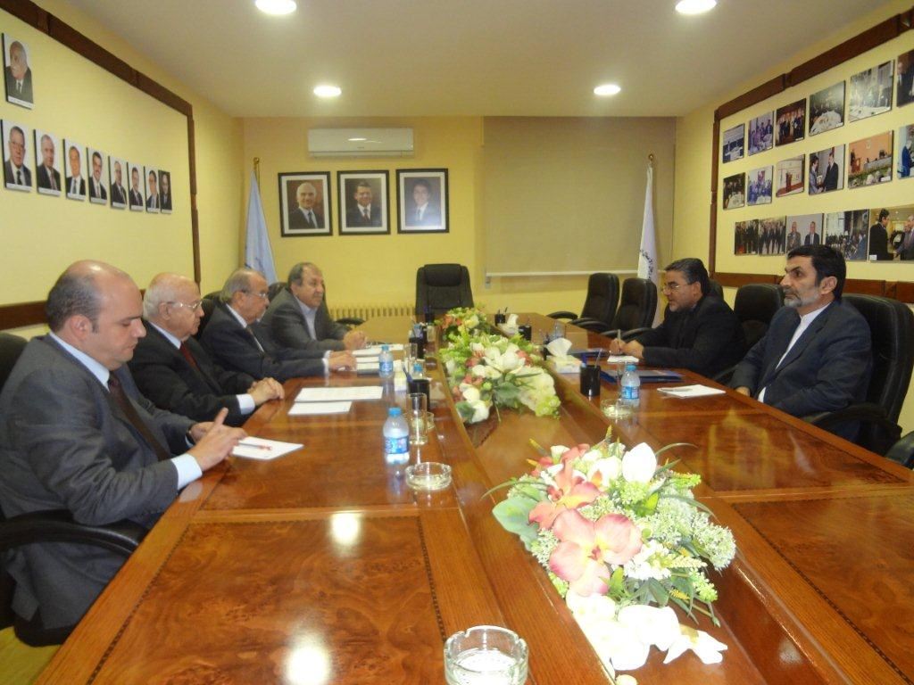 HE Mr. Mujtabi Fardosi Bor , The Iranian Ambassador in Amman visits JBA